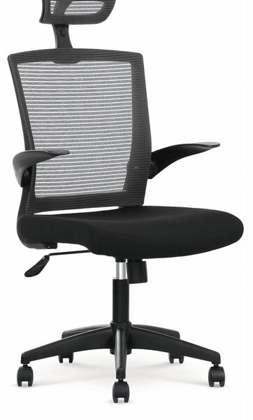 Sedia da ufficio Valor in nero