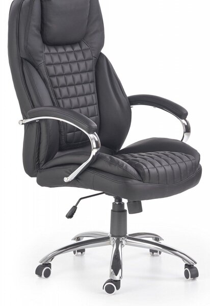 Sedia da ufficio King in nero - H124 cm