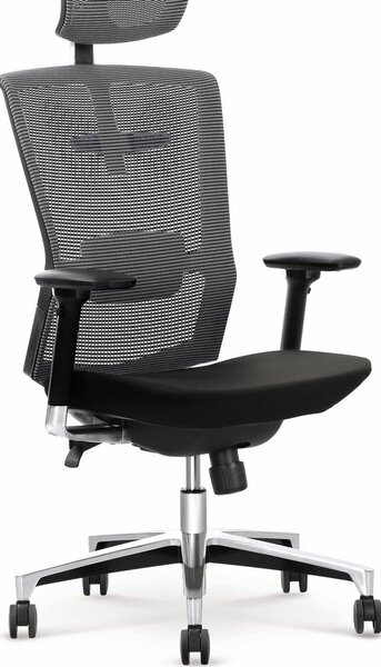 Sedia da ufficio Ambasadori in nero grigio