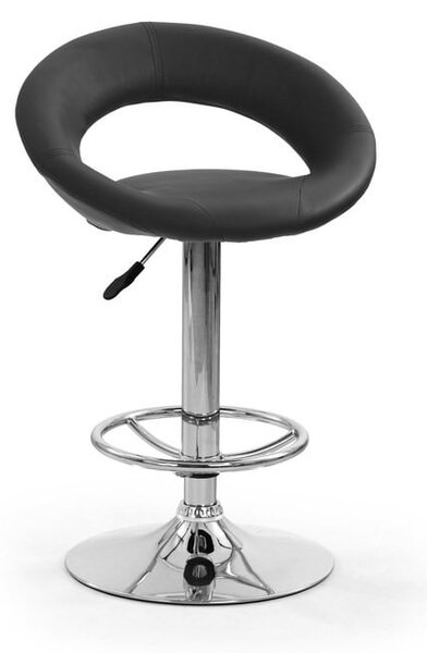 Sgabello da bar H-15 in nero