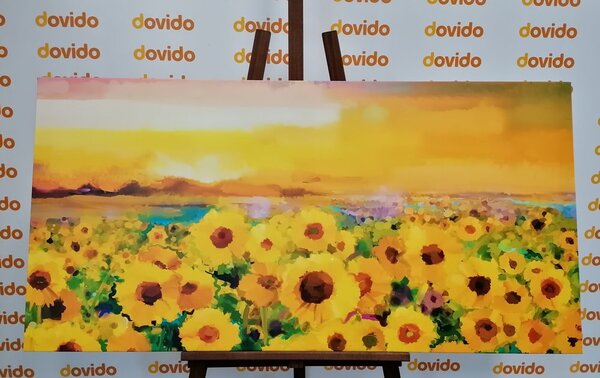 Stampa su tela – Campo di girasoli