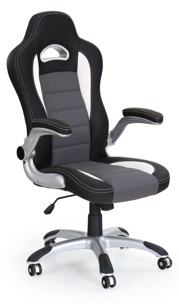 Sedia da ufficio Lotus in nero grigio
