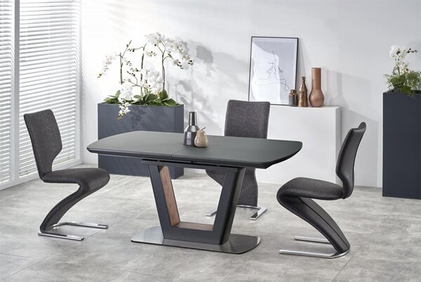 Tavolo allungabile Bilotti antracite - L 160-200 x l 90 x h 76 cm