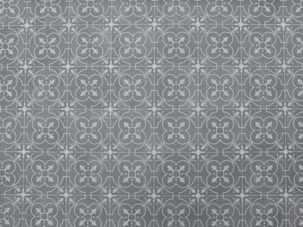 Pavimento Primaflor in PVC TURVO - piastrella London - 2,00m x 0,50m - al metro - pavimento vinilico in elegante look barocco per cucina, soggiorno e bagno, moquette di alta qualità, superficie antisdrucciolo