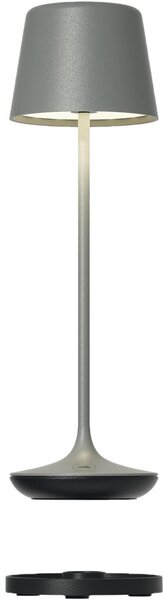 Lampada da tavolo SOMPEX Bari, altezza: 250 mm, ø: 75 mm, grigio