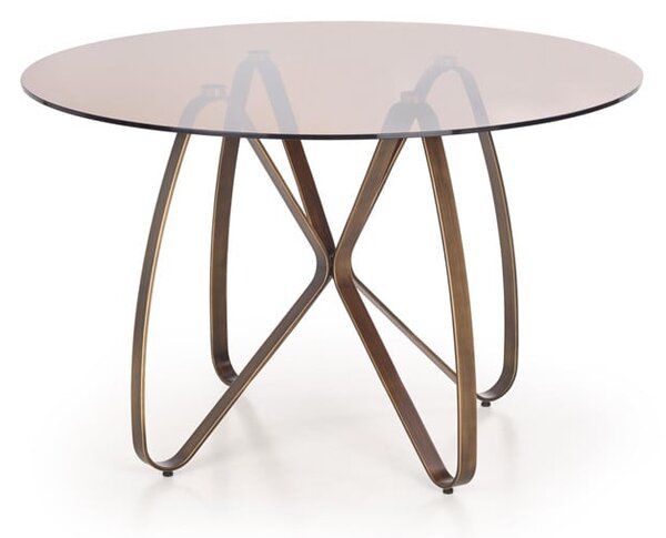 Tavolo in vetro + metallo Lungo - p 120 x h 76 cm