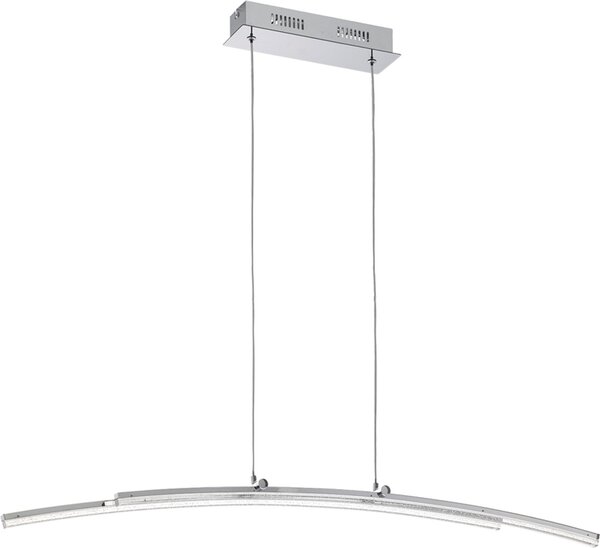 Eglo 96096 Pertini LED a sospensione 2x10,8W acciaio alluminio cromo