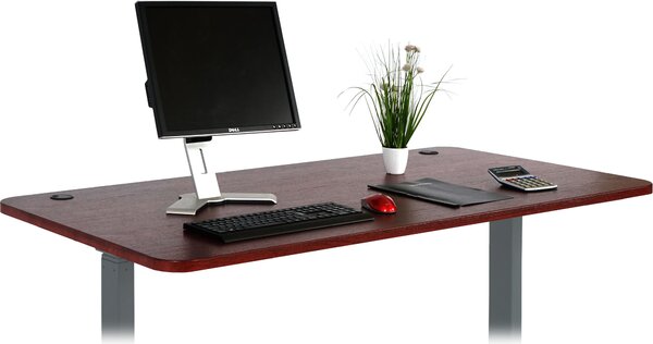 Piano di lavoro HWC-D40 per scrivanie, piano di lavoro, 160x80cm MVG ~ ciliegio