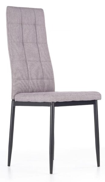 Sedia imbottita K292 grigio - H 98 cm