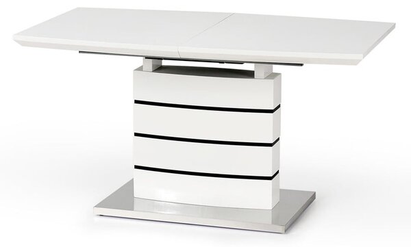 Tavolo allungabile metallo + MDF Nord - L 140-180 x l 80 x h 76 cm