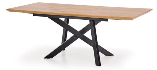 Tavolo allungabile MDF + metallo Capitale - L 160-200 x l 90 x h 76 cm