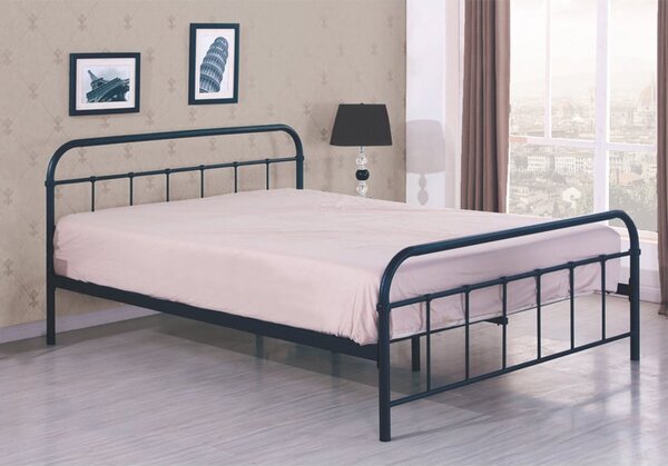 Letto Linda in metallo nero - 90x200 cm