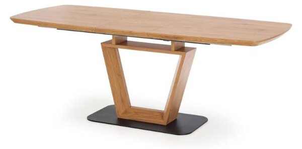 Tavolo allungabile MDF + metallo Blacky - L 160-220 x l 90 x h 76 cm