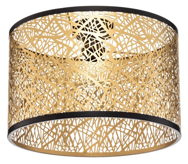 Plafoniera Lindby Yonah, colore oro, metallo, Ø 40 cm, E27