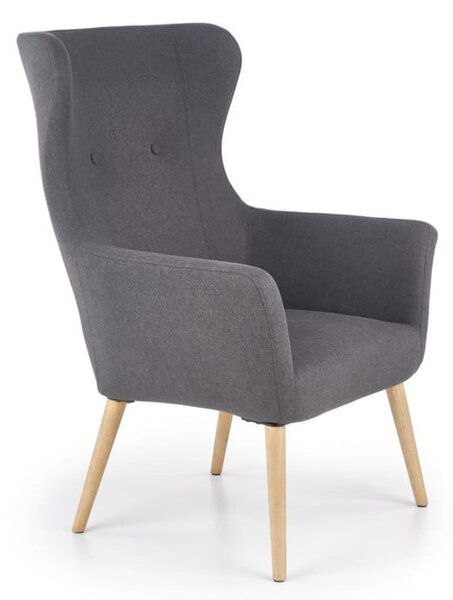 Poltrona imbottita Cotto grigio scuro - H 99 cm