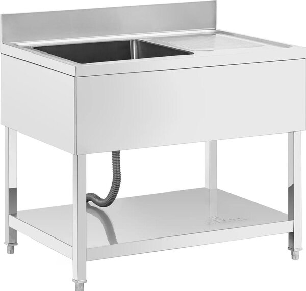 Expondo Royal Catering Lavello - 1 vasca - Acciaio inox - 100 x 70 cm -