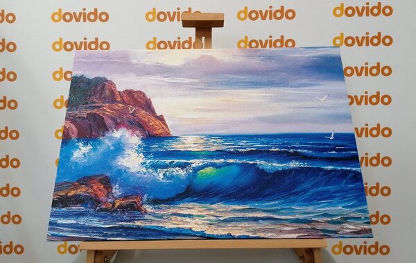 Quadro su tela – Mattina sul mare