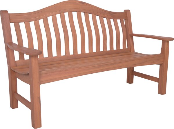 Panchina da giardino KINGSTON 3 posti in eucalipto da Garden Pleasure