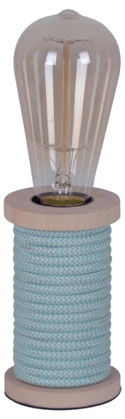Lampada da tavolo Max E27 Ø7,5 cm turchese