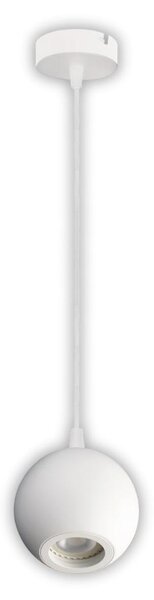 ENOVALITE GLOBE Lampada a sospensione LED, attacco GU10, IP20, Ø10cm, 1 luce, bianco