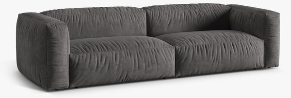 Divano modulare Martina 4 posti in velluto Vogue - L320 cm