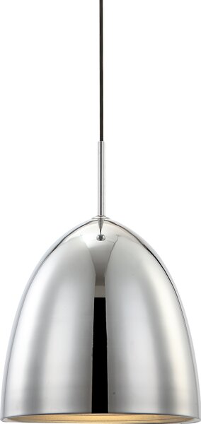 Lampada a sospensione Globo Jackson in alluminio cromato, 1xE27; 15131