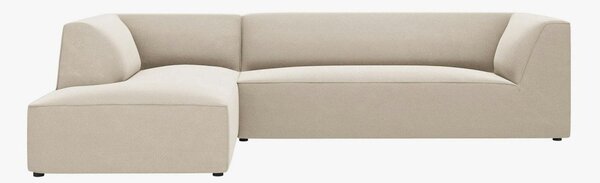 Divano angolare da 4 posti Ruby in velluto - L273cm