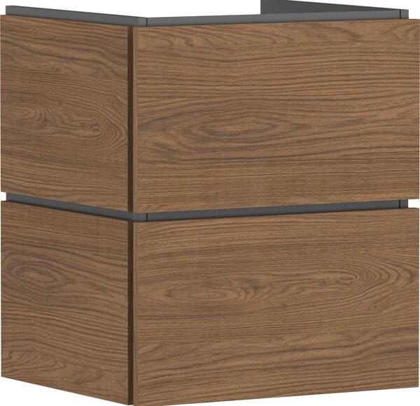 Hansgrohe Xilesa E meuble sous-lavabo pour lavabos, 2 tiroirs, 530x470x620mm, 54252550, 54252550