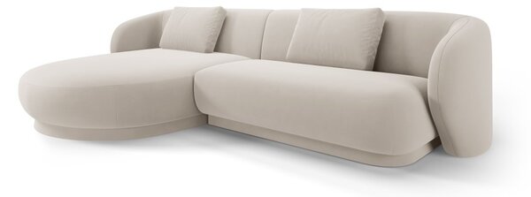 Divano angolare Camden a 4 posti velluto - L289 cm