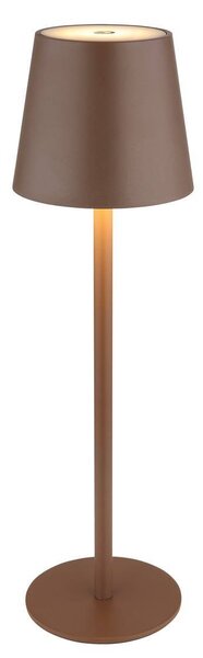 GLOBO 58438BR VANNIE Lampada da tavolo in metallo marrone opaco, LED