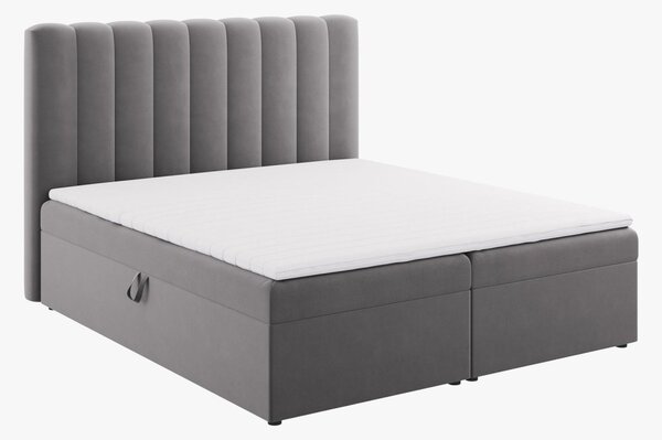 Letto Kelp Boxspring in velluto - 160x200 cm
