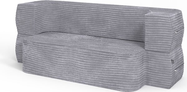 Divano Vitalispa Lille Grigio 190 cm con funzione di riposo, Model 47224