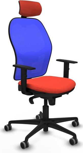 Sedia da ufficio con poggiatesta Piqueras y Crespo 1D036G2 Arancione scuro