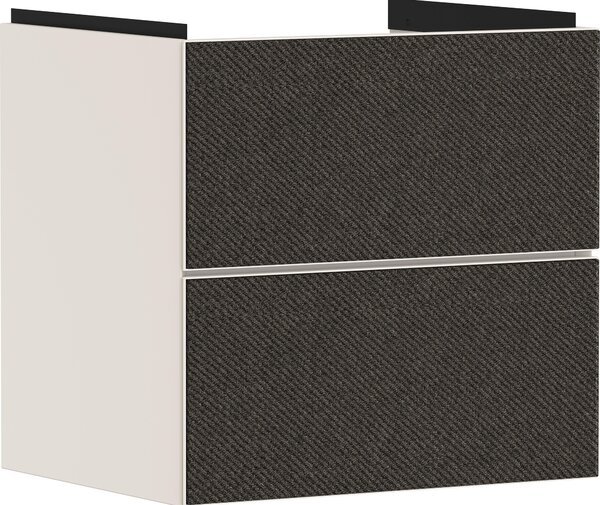 Hansgrohe Xevolos E Armoire sous lavabo, 2 tiroirs, SoftClose, 580x475x555mm, pour lavabo, 54176660, 54176660