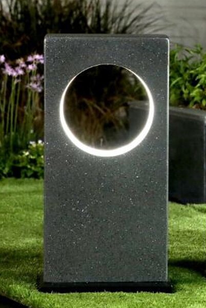 Lampada solare moderna per giardino, lampada da giardino, lampada a energia solare, 63,5 x 18 x 32 cm, lampada da giardino