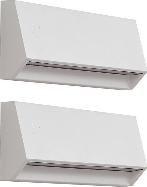 Lindby Lampada da parete per esterni a LED Appeso, larghezza 22 cm, set da 2 pezzi