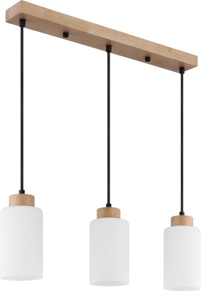 Lampada a sospensione GLOBO, modello LBH, dimensioni 60x10x120 cm, colore marrone