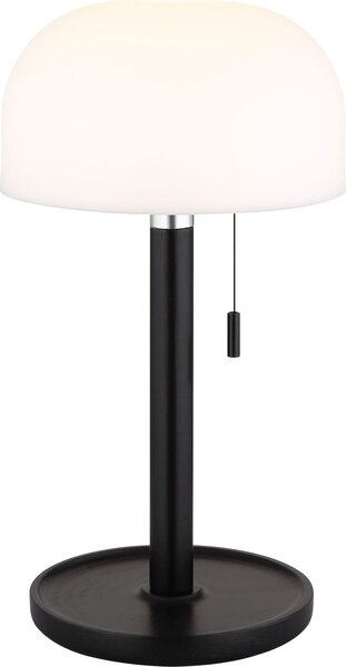 Lampada da tavolo senza fili con batteria ricaricabile Touch Dimmer Lampada da tavolo dimmerabile Nero 21016S
