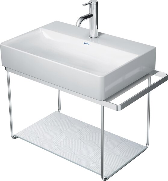 Duravit DuraSquare console en métal 66,5x38,1cm, pour lavabo 235660, porte-serviettes, montage mural, 0031141000, 0031141000