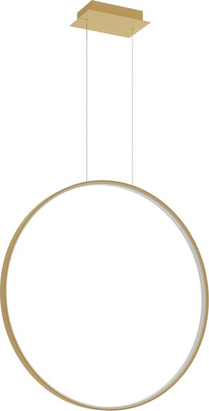 Lampada a sospensione RIO 78 oro LED 3000K 1xLED 32W alluminio 150x16x78cm Thoro Lighting