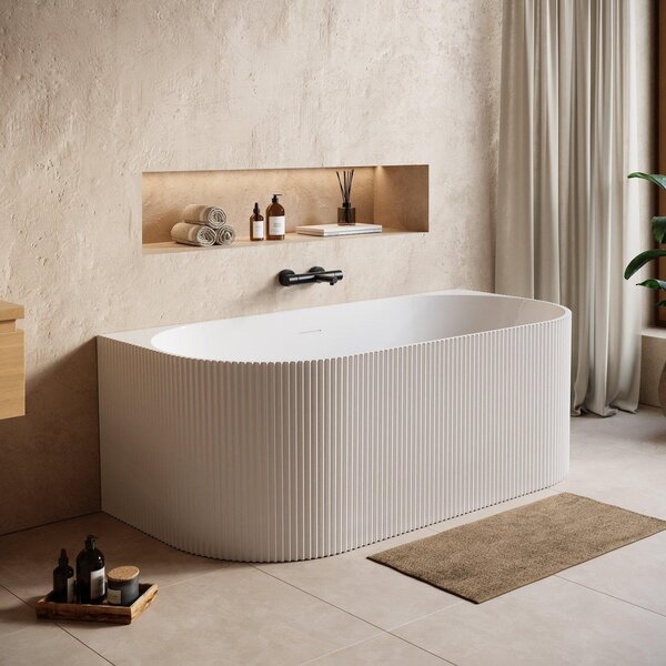 Vasca da bagno centro stanza Havana - 170 x 80 x 58 cm - Bagno bianco