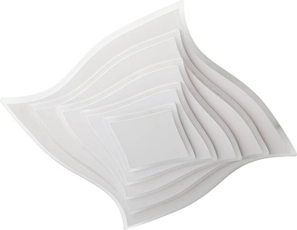 Lindby Plafoniera LED Rebeka, 47x47cm, CCT, telecomando