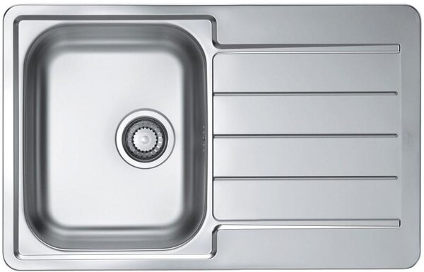 Lavello in acciaio inox ALVEUS Line 80 Natur 790x500x0,6 mm 1069147