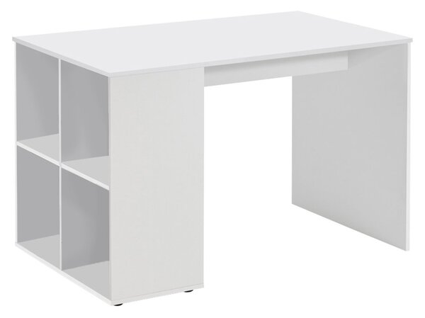 Scrivania FMD con ripiano 117×73×75 cm Bianco