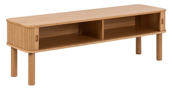 Tavolo TV in rovere naturale 140x45 cm Langley - Actona