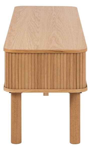 Tavolo TV in rovere naturale 140x45 cm Langley - Actona