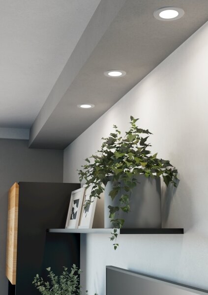 Eglo 901429-Set di 3 LED RGBW St.ko.pod.sví. FUEVA-Z LED/2,8W/230V 8,8 cm IP44 bianco