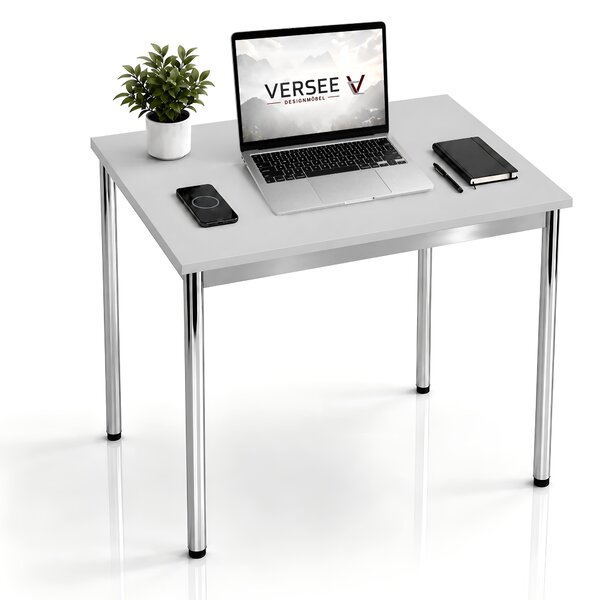 Scrivania / tavolo da conferenza VERSEE VST1 100x60 cm grigio chiaro - regolabile in altezza, stabile