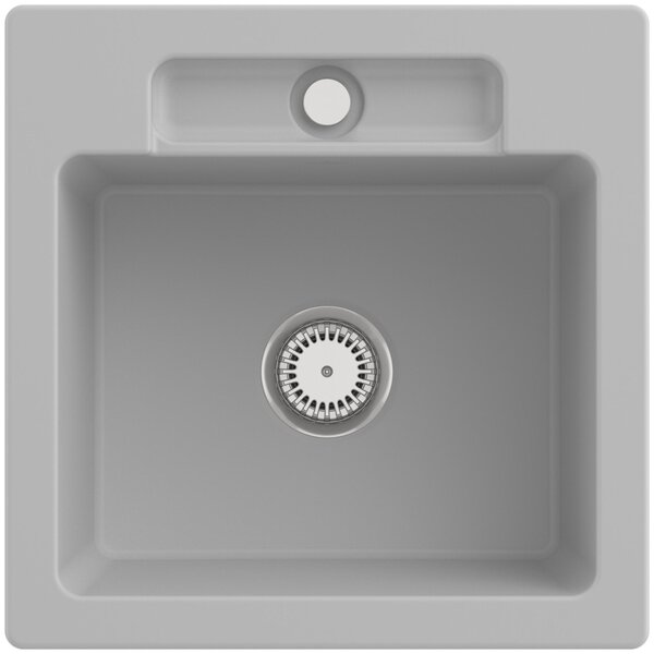 Lavello Villeroy&Boch, lavello da cucina Siluet 50 S Steam 510x510mm, larghezza base 50cm