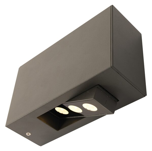 Näve Lampada da parete per esterni a LED - alluminio - antracite; 1151160